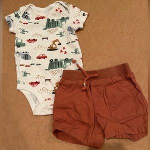 Carter’s Baby Boy Shirt and Short Set - 6 month